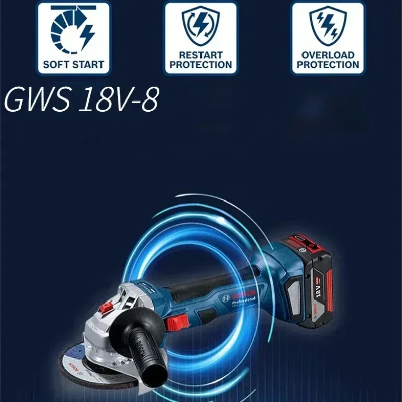 Power Tools Grinder - بوش GWS 18V-8 بروفيشنال، جلاخة زاوية