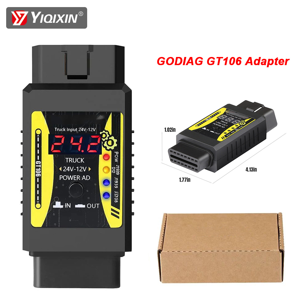 Power Quality Tools - Godiag GT106 Plus محول شاحنة شديدة