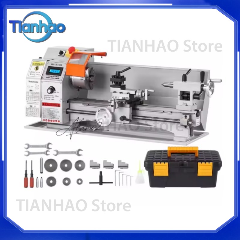 ماكينة خراطة معدنية 7'' × 16'' - مراجعة Power X Tools And Machinery وسعره